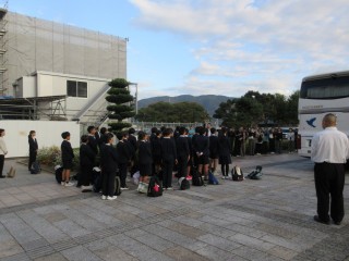 お家の方に「行ってきます！」