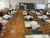 点字学習の様子