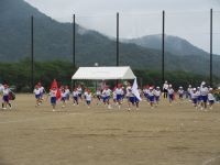 開会式の予行練習